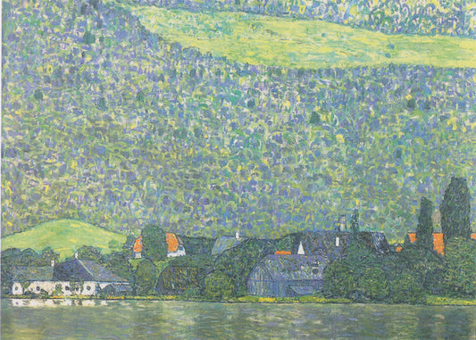 Cuadro Litzlberg en el lago Attersee (Gustav Klimt)