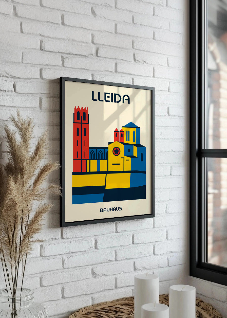 Cuadro Lleida Poster Bauhaus
