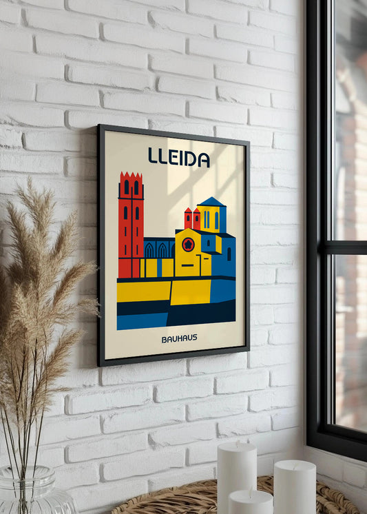 Cuadro Lleida Poster Bauhaus