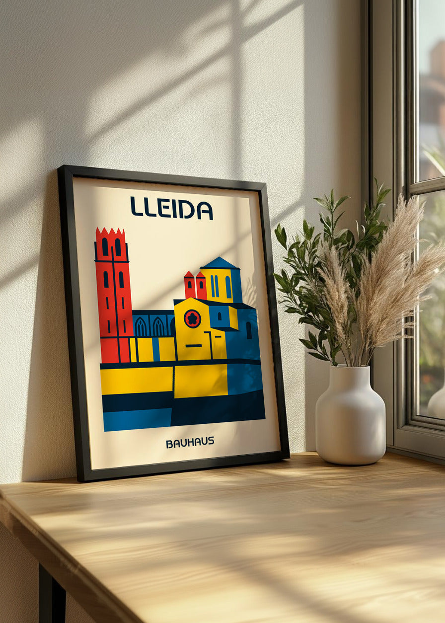 Cuadro Lleida Poster Bauhaus