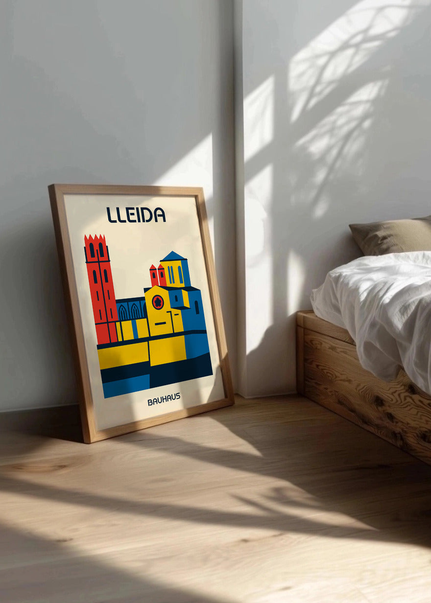 Cuadro Lleida Poster Bauhaus