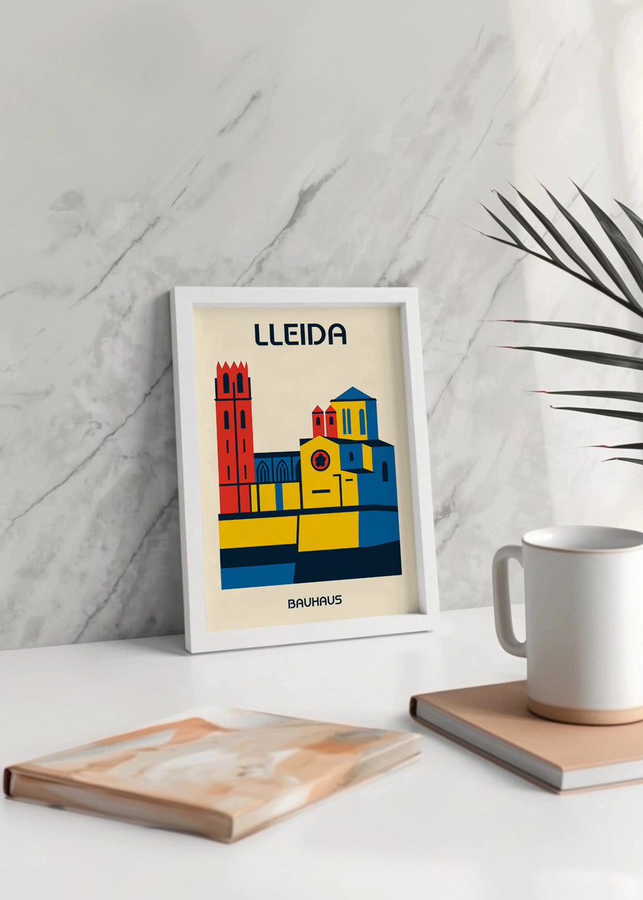 Cuadro Lleida Poster Bauhaus