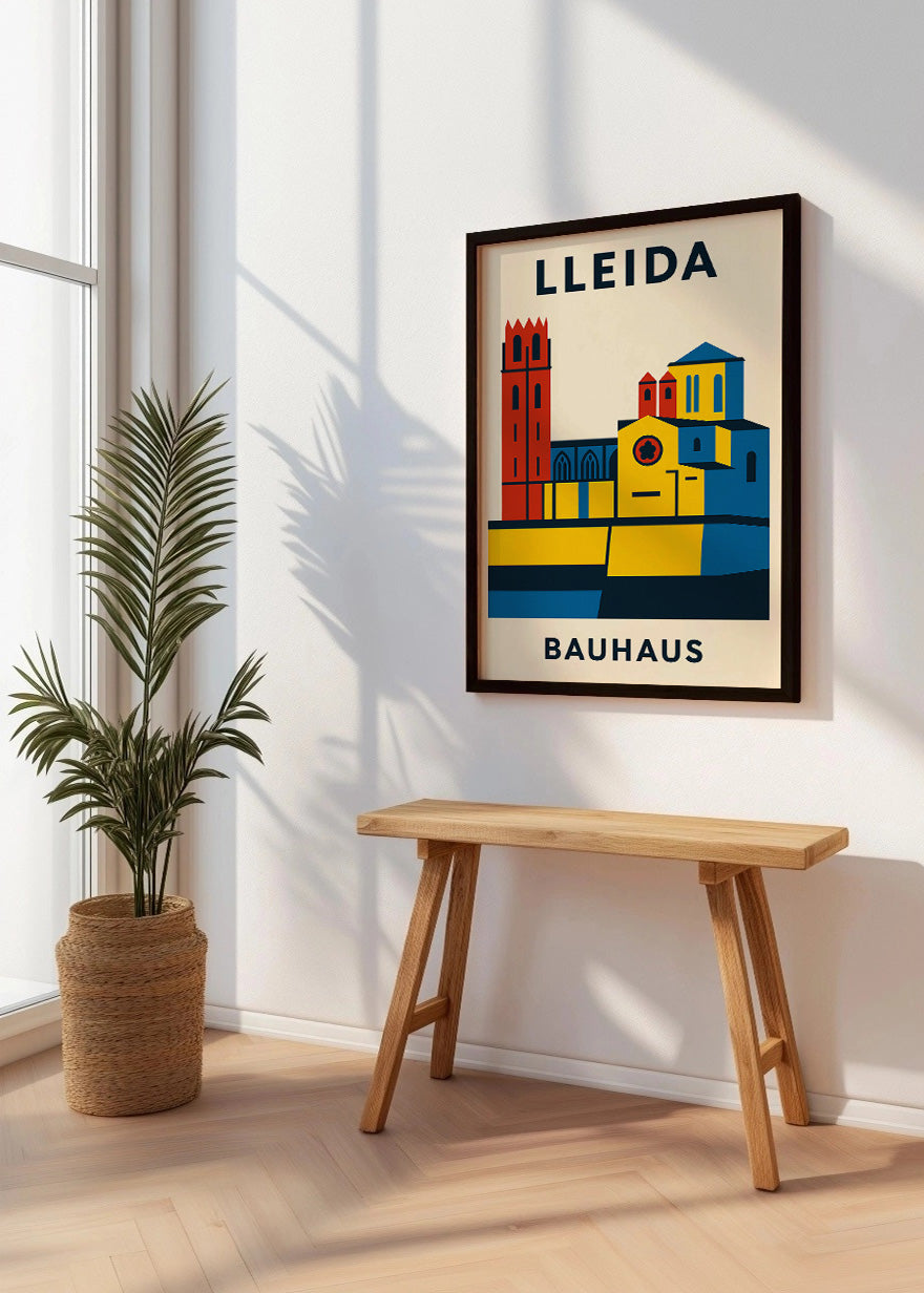 Cuadro Lleida Poster Bauhaus