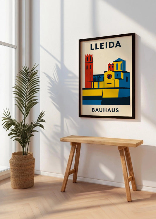 Cuadro Lleida Poster Bauhaus