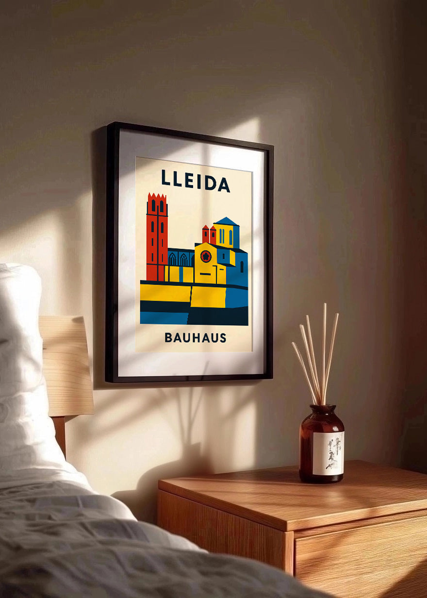Cuadro Lleida Poster Bauhaus