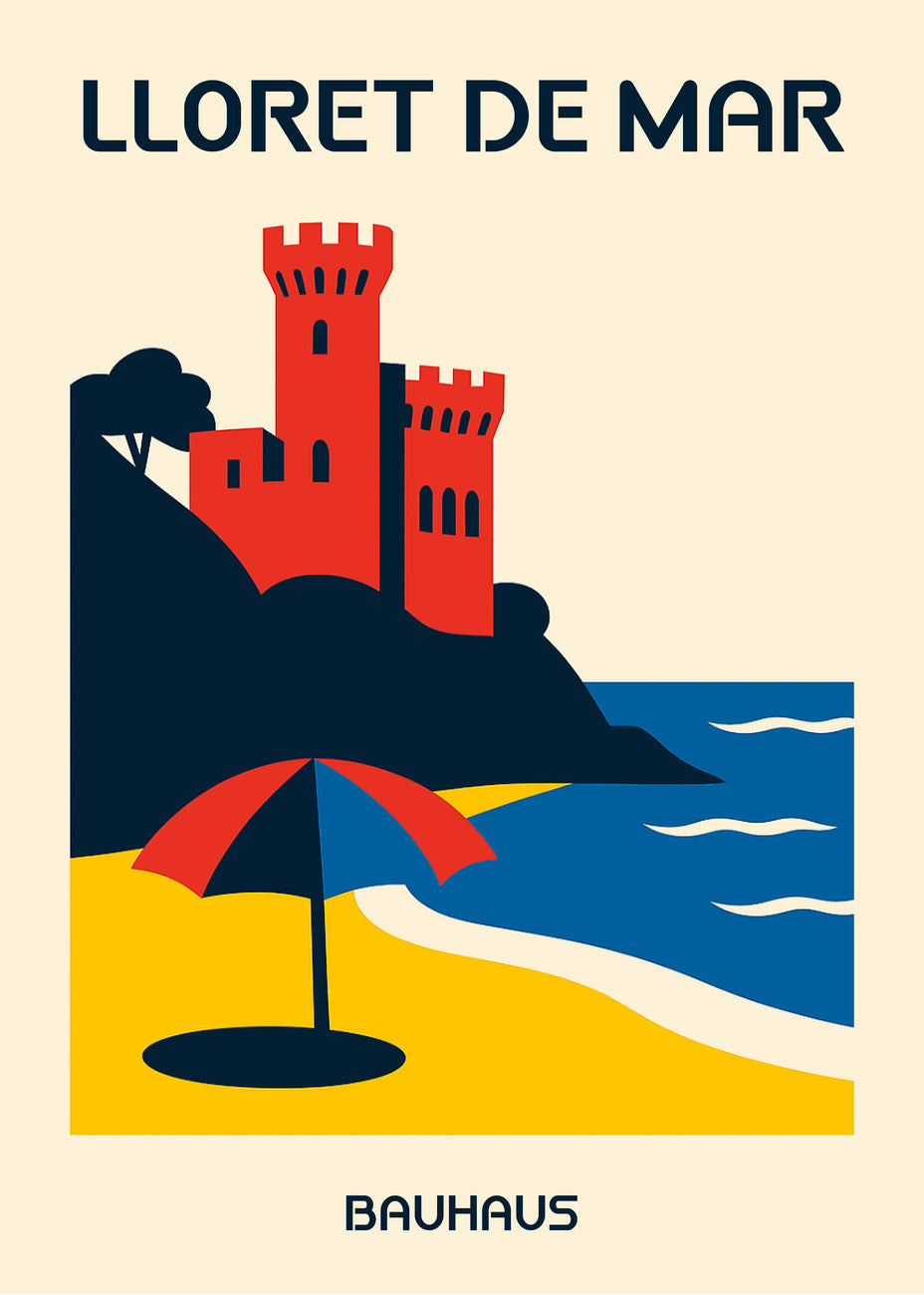Cuadro Lloret de Mar  Poster Bauhaus