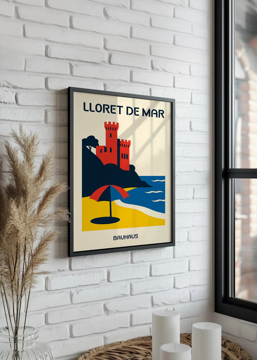 Cuadro Lloret de Mar  Poster Bauhaus