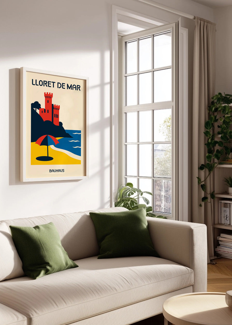 Cuadro Lloret de Mar  Poster Bauhaus