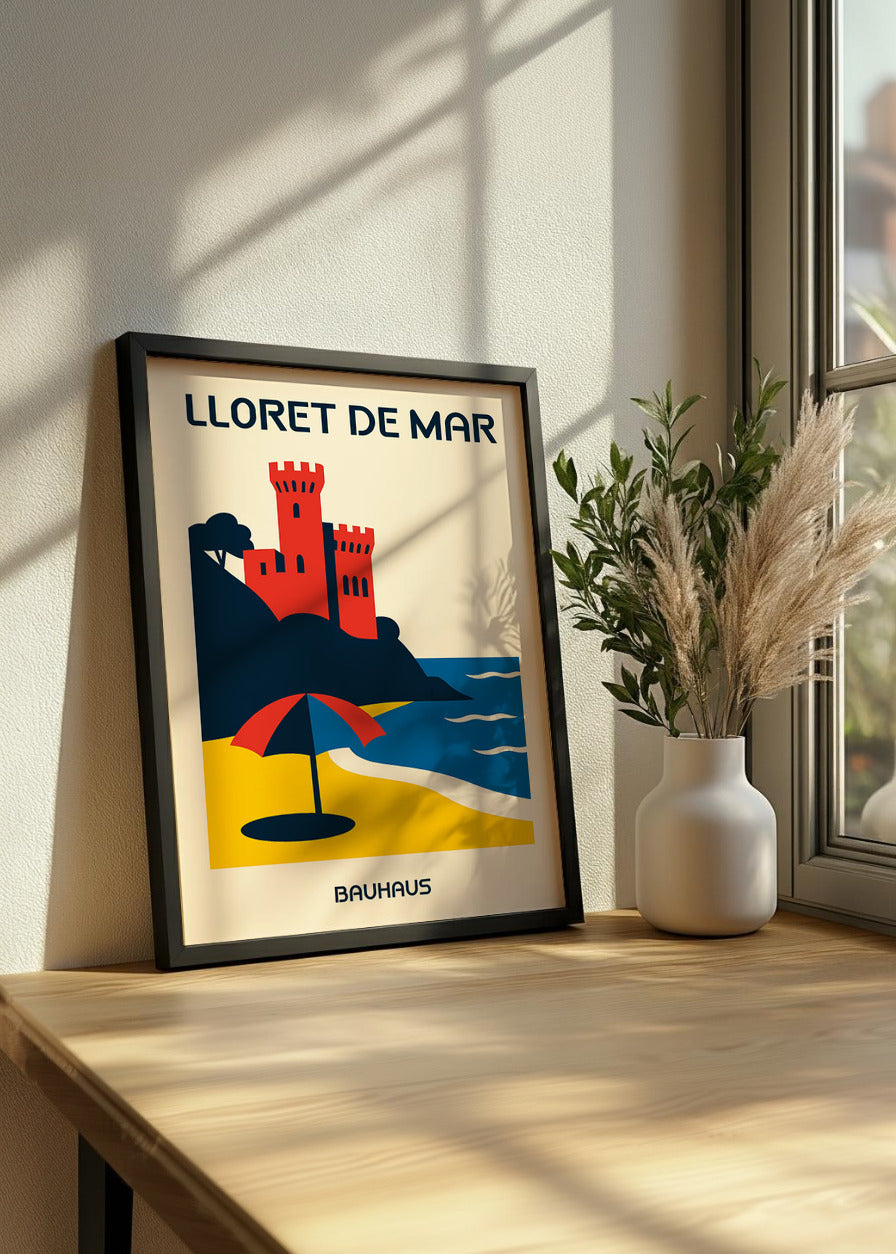 Cuadro Lloret de Mar  Poster Bauhaus