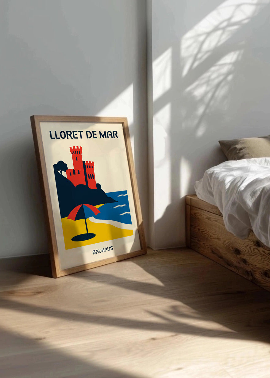 Cuadro Lloret de Mar  Poster Bauhaus