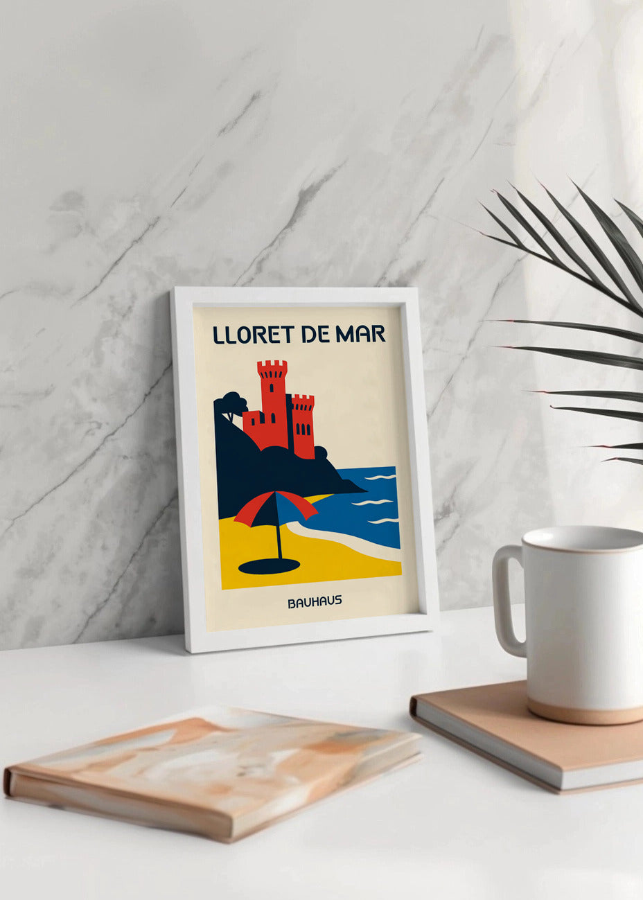 Cuadro Lloret de Mar  Poster Bauhaus