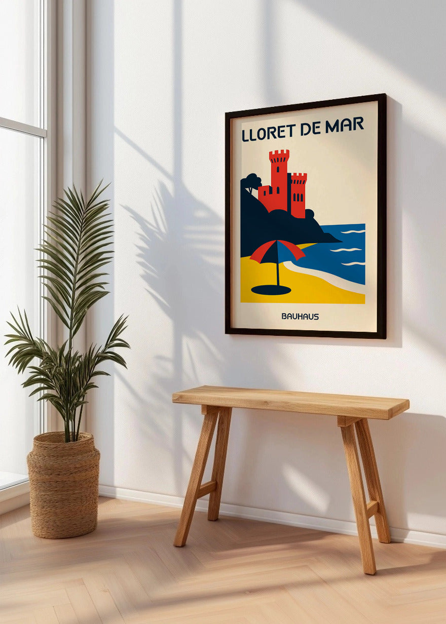 Cuadro Lloret de Mar  Poster Bauhaus
