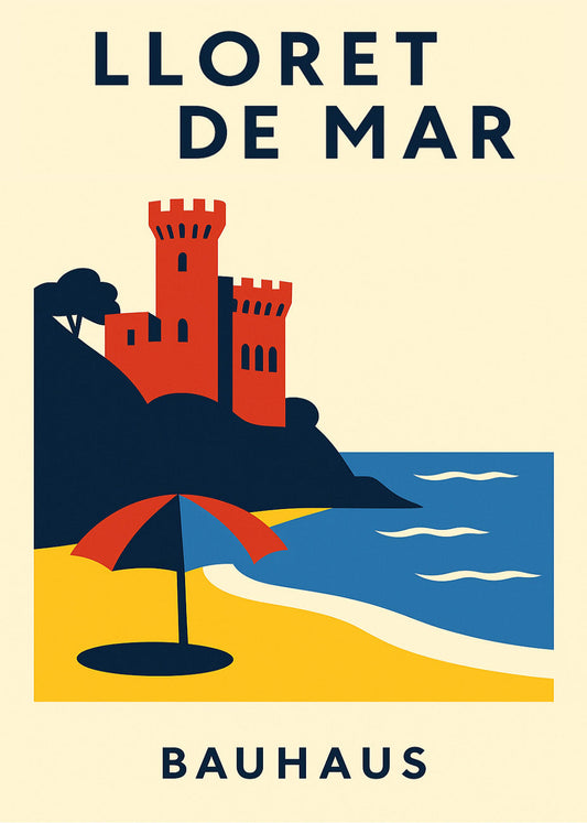 Cuadro Lloret de Mar  Poster Bauhaus
