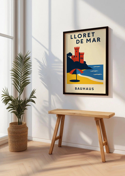 Cuadro Lloret de Mar  Poster Bauhaus