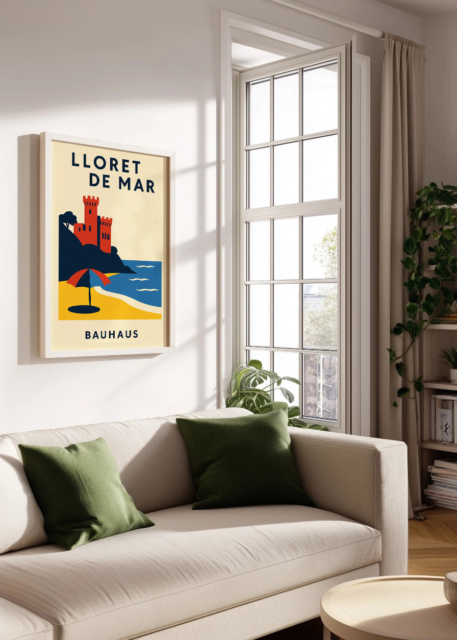 Cuadro Lloret de Mar  Poster Bauhaus