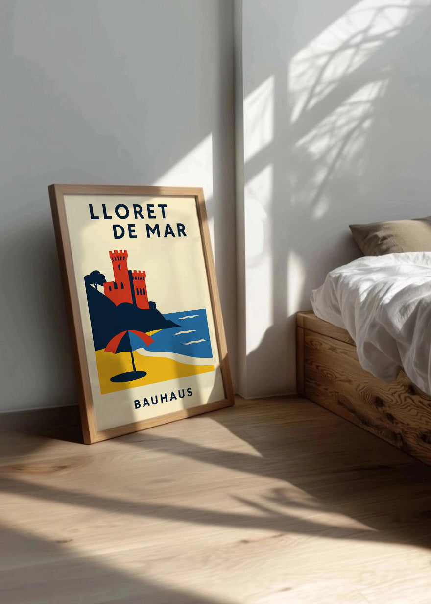 Cuadro Lloret de Mar  Poster Bauhaus