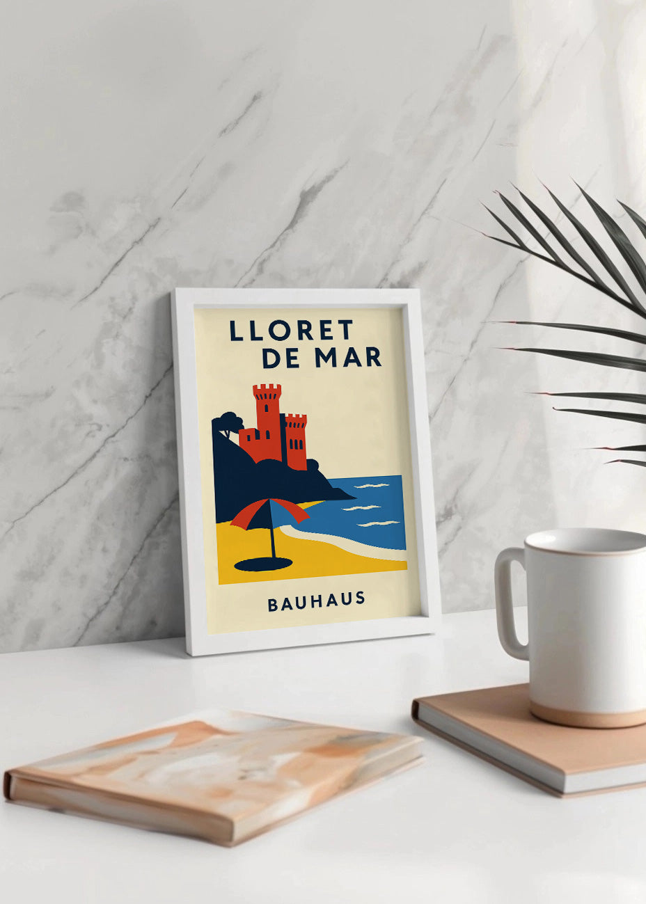 Cuadro Lloret de Mar  Poster Bauhaus