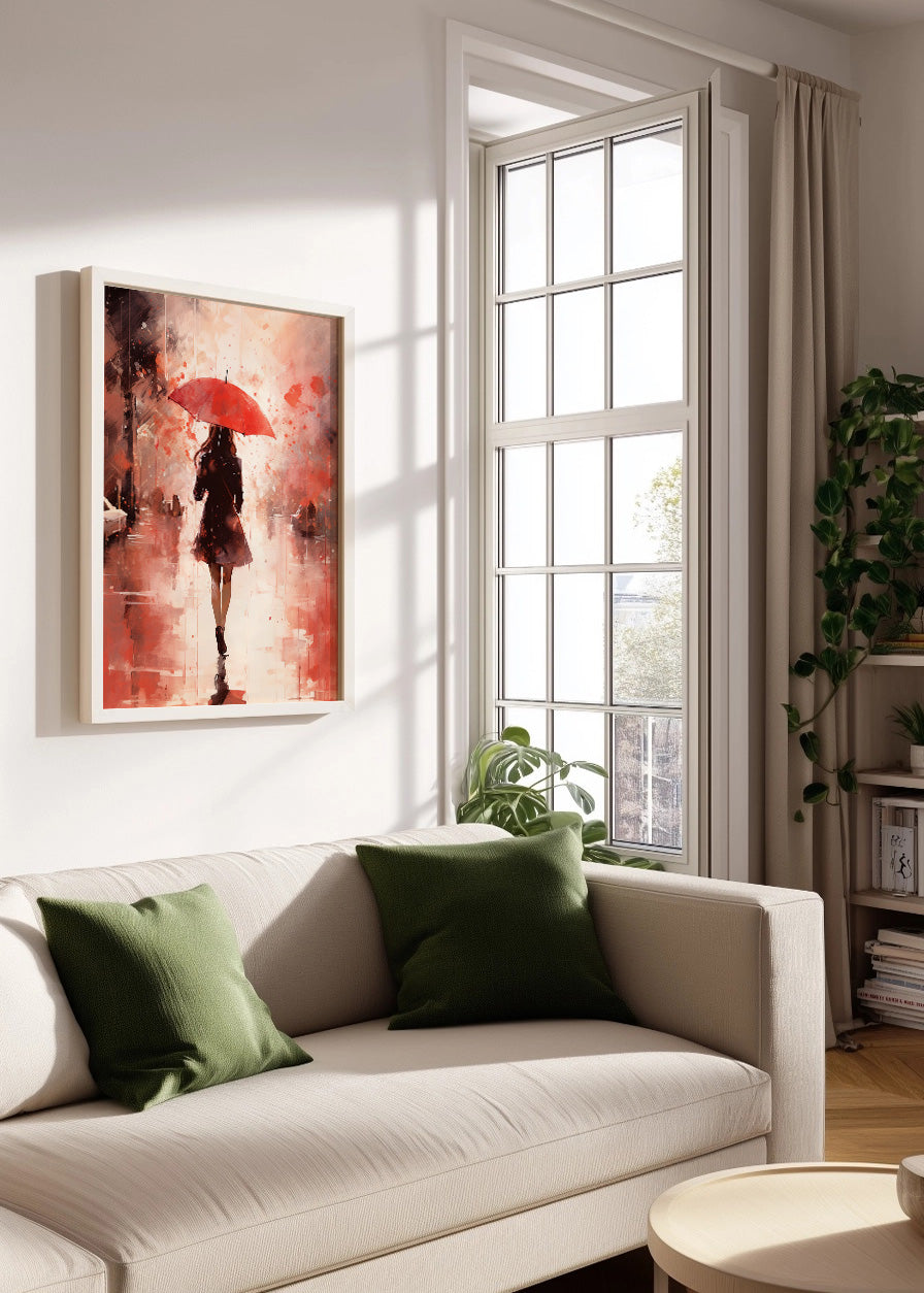 Cuadro ​Lluvia roja