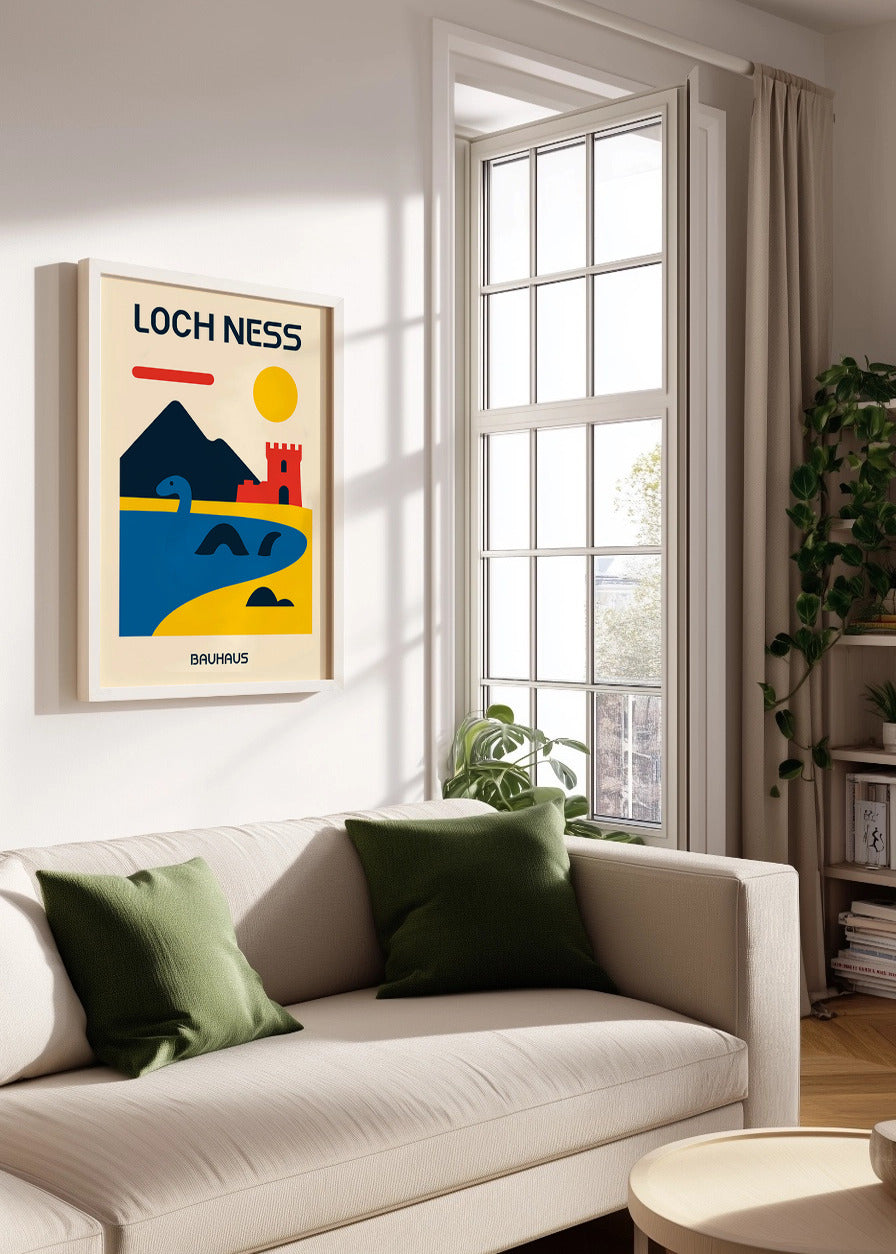Cuadro Loch Ness Poster Bauhaus