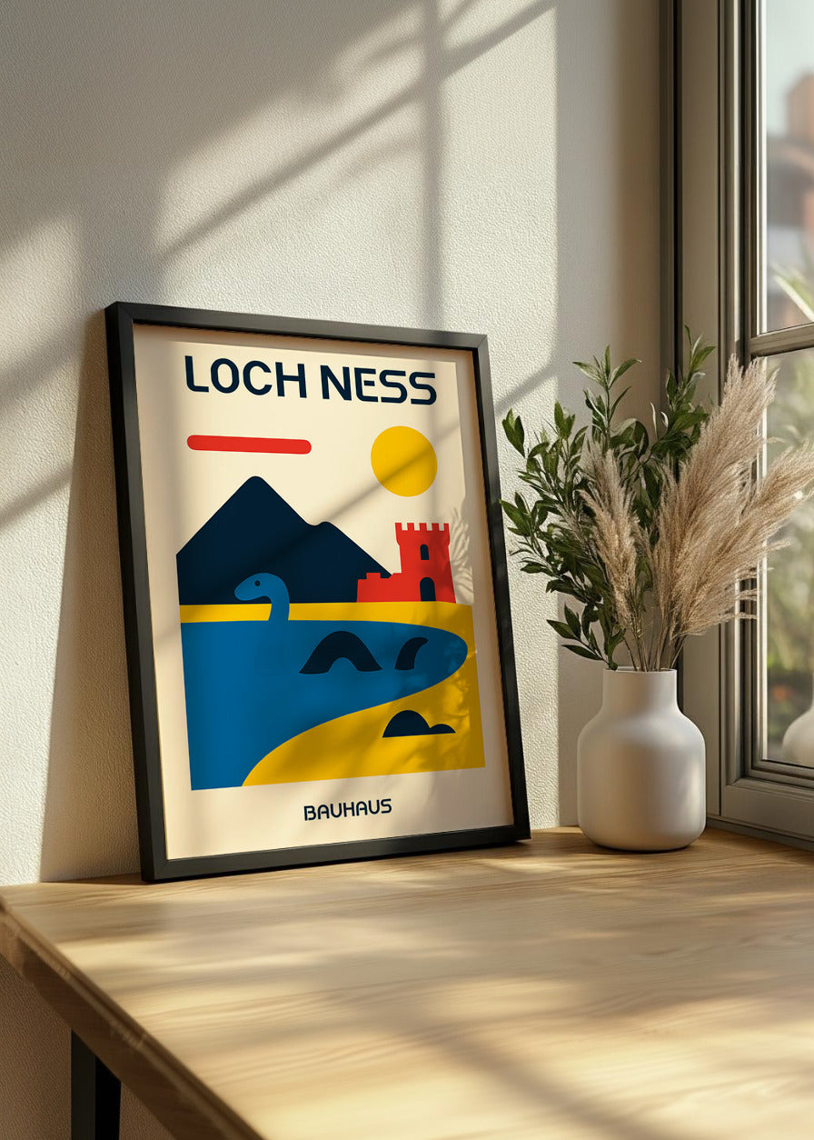 Cuadro Loch Ness Poster Bauhaus