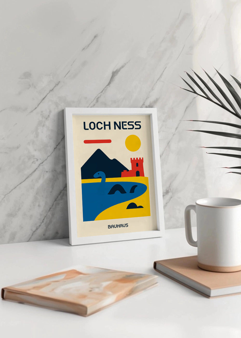 Cuadro Loch Ness Poster Bauhaus