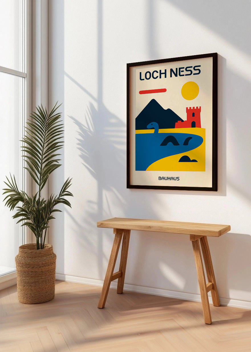 Cuadro Loch Ness Poster Bauhaus