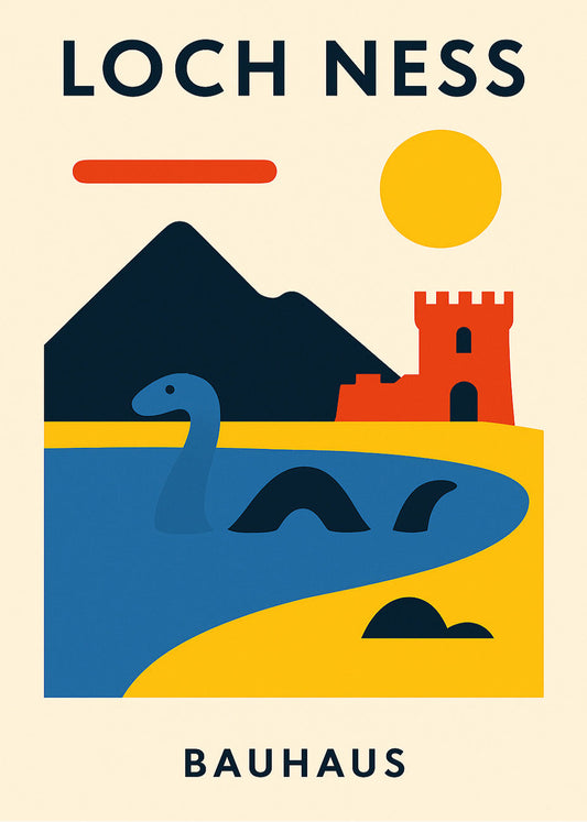 Cuadro Loch Ness Poster Bauhaus
