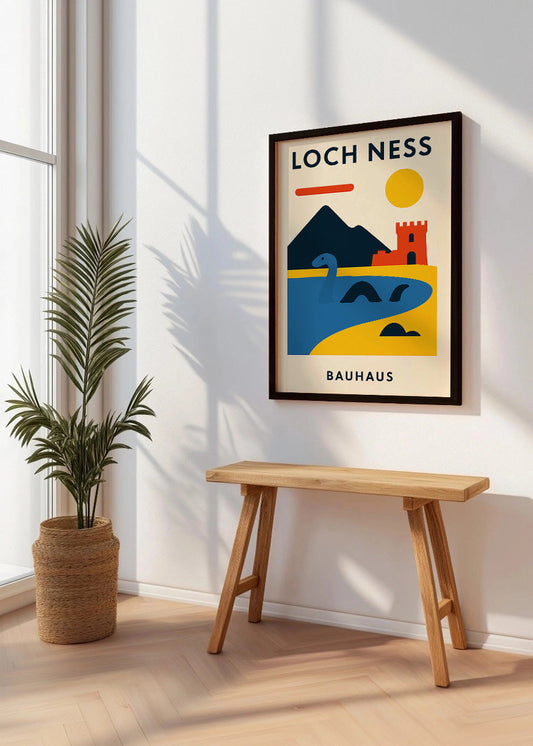 Cuadro Loch Ness Poster Bauhaus