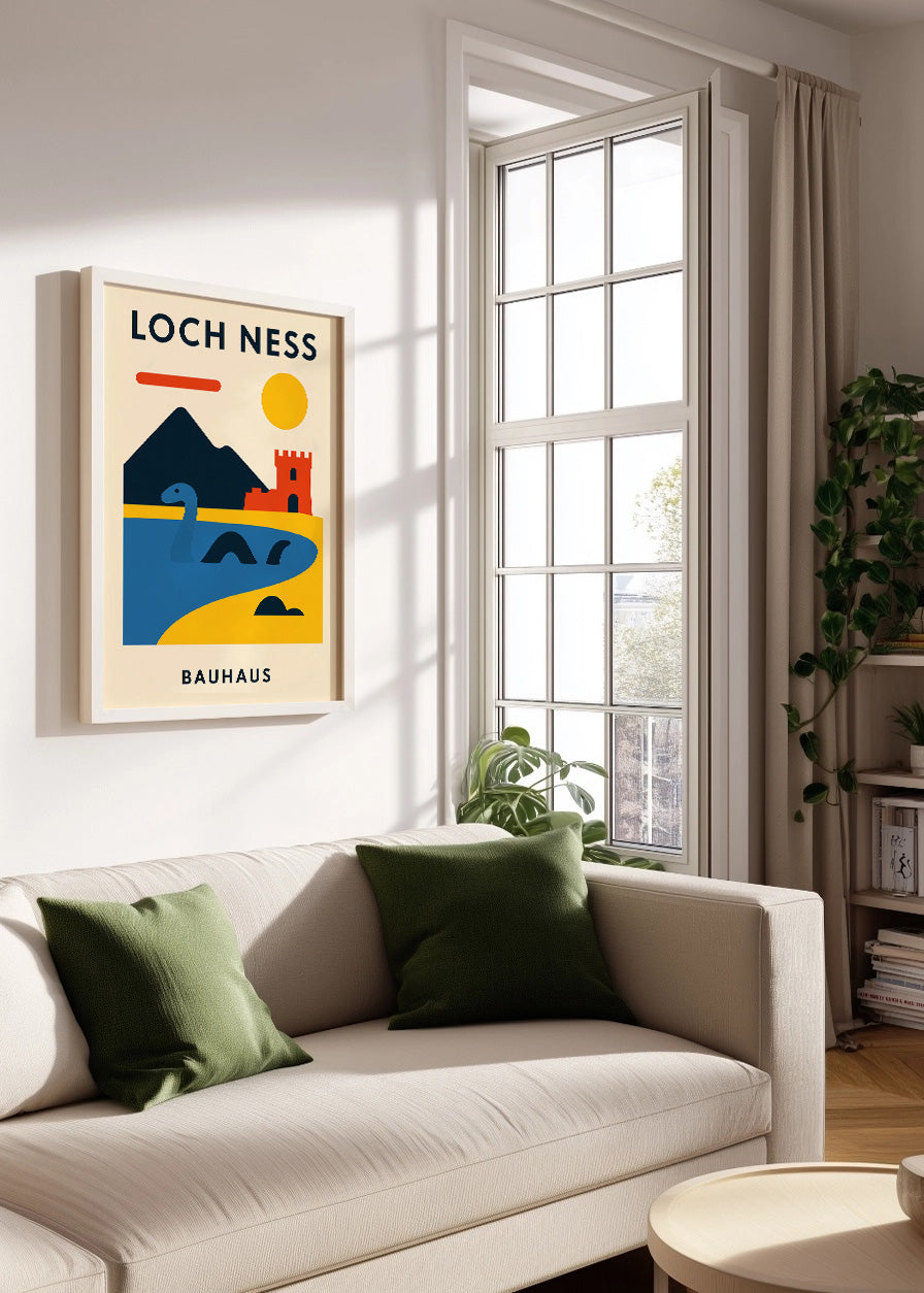 Cuadro Loch Ness Poster Bauhaus