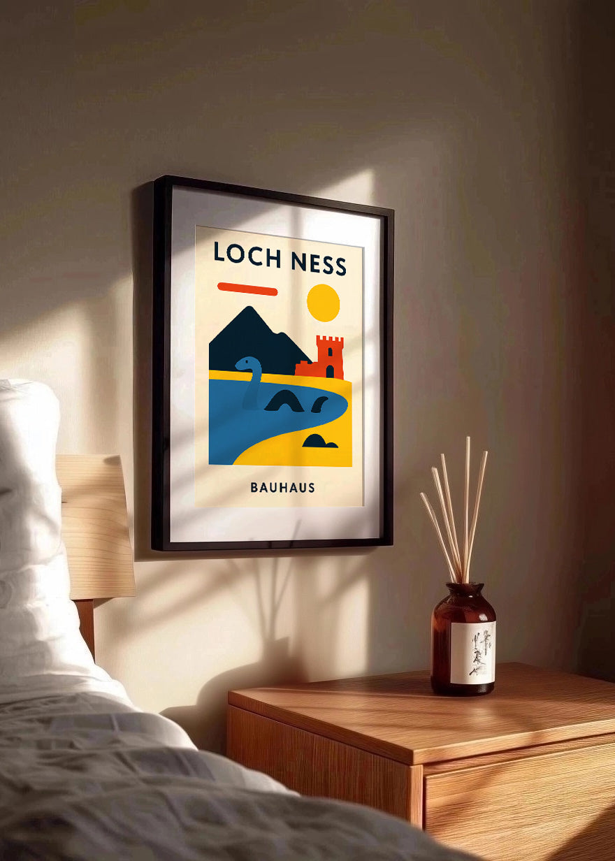 Cuadro Loch Ness Poster Bauhaus