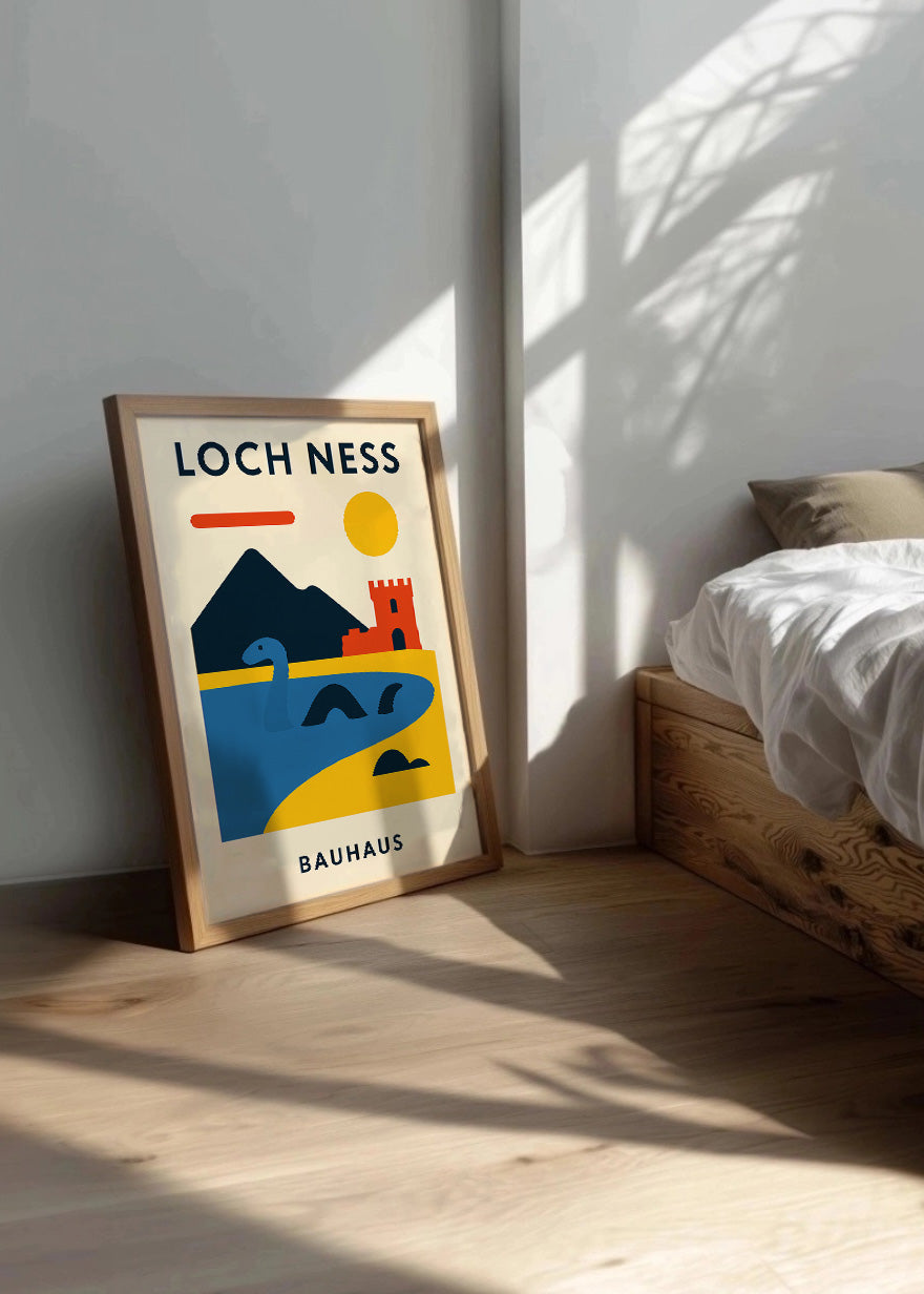 Cuadro Loch Ness Poster Bauhaus