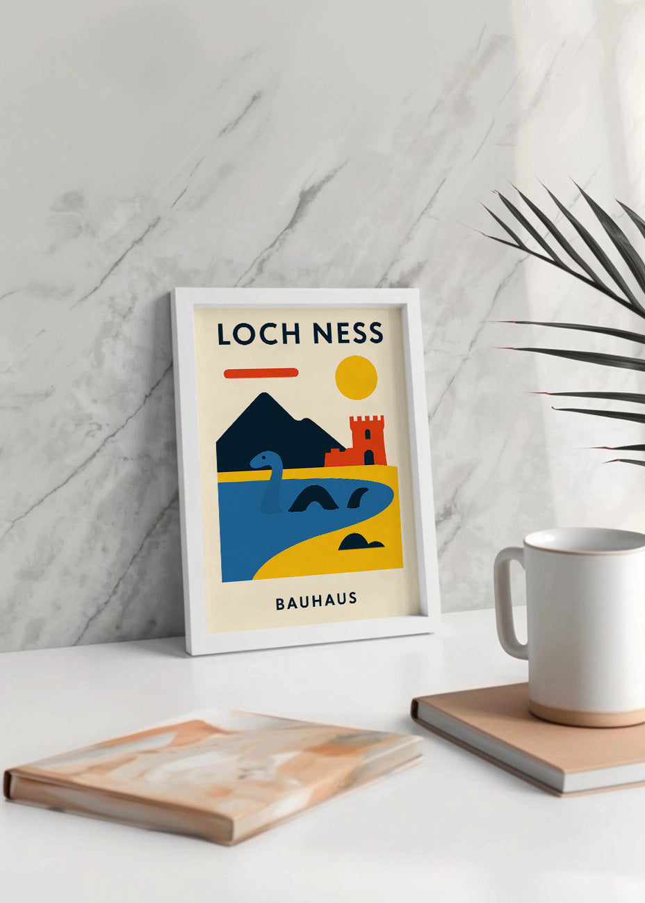 Cuadro Loch Ness Poster Bauhaus
