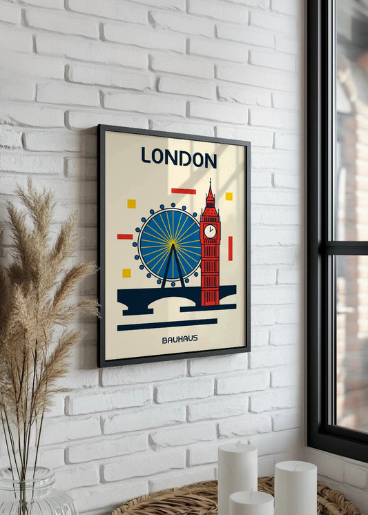 Cuadro London Poster Bauhaus