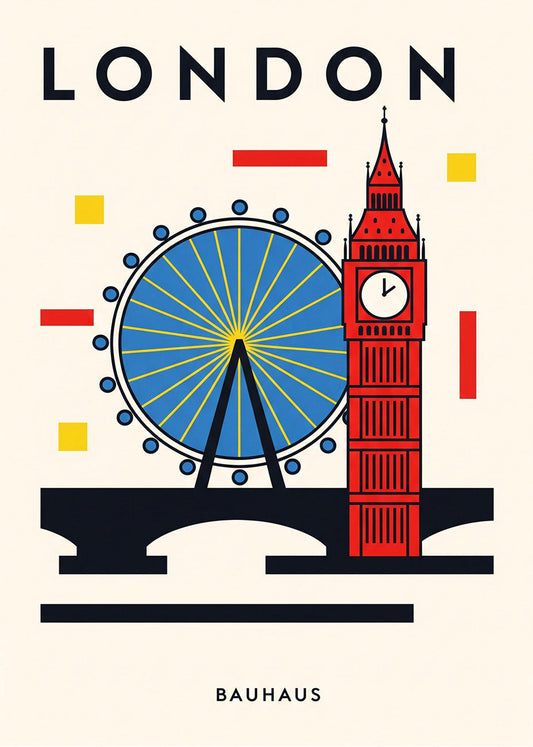 Cuadro London Poster Bauhaus