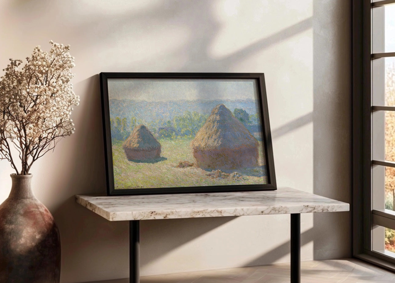 Cuadro ​Los Almiares (Claude Monet)