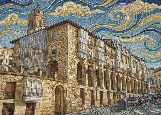 Cuadro Los Arquillos de Vitoria - Art Nouveau