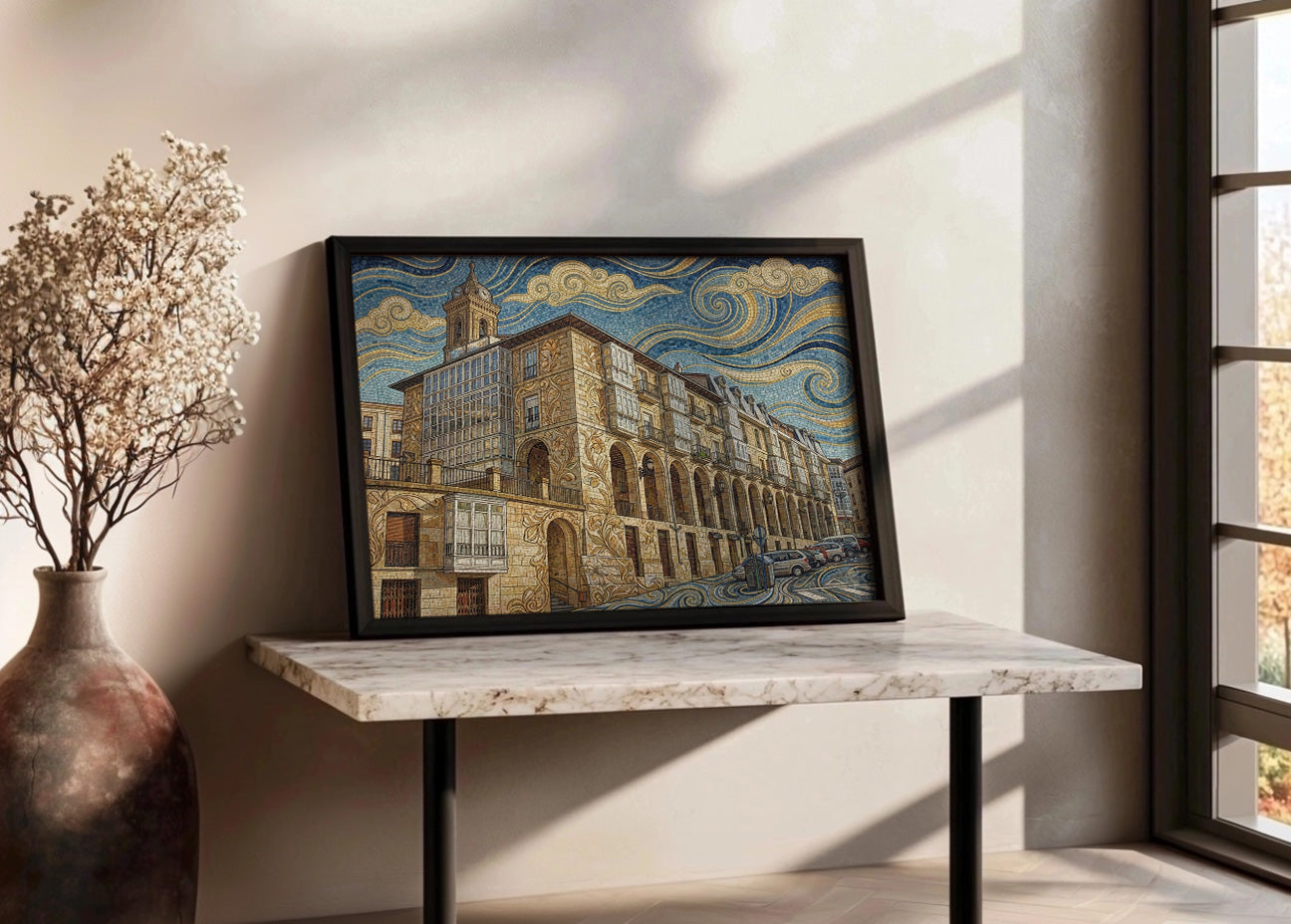 Cuadro Los Arquillos de Vitoria - Art Nouveau