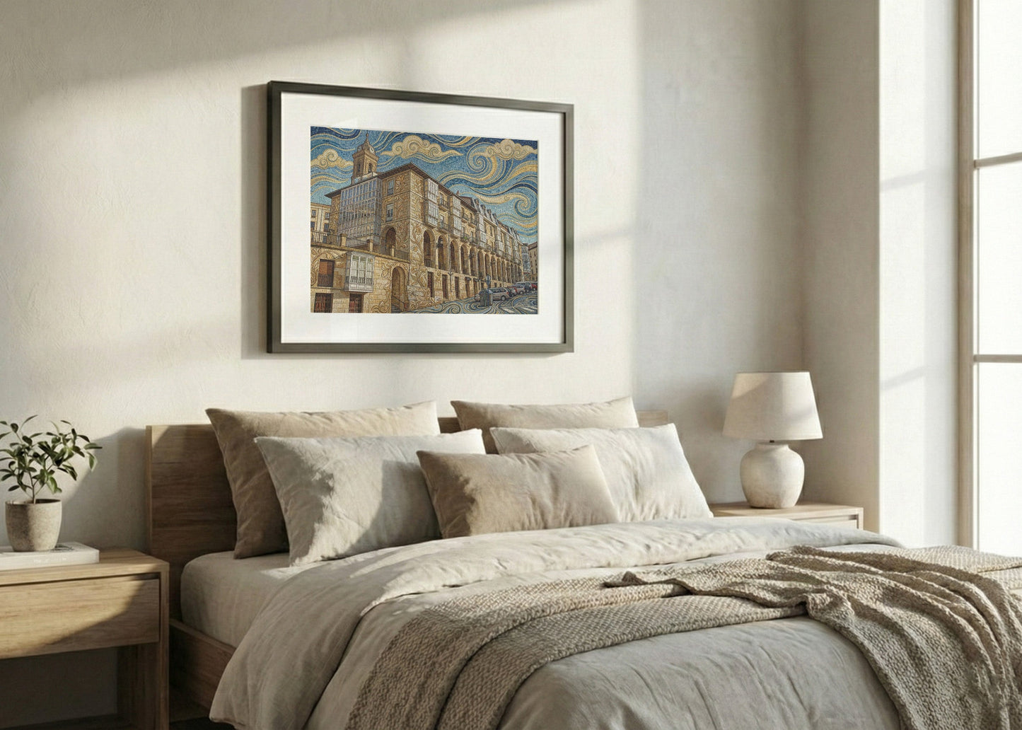 Cuadro Los Arquillos de Vitoria - Art Nouveau