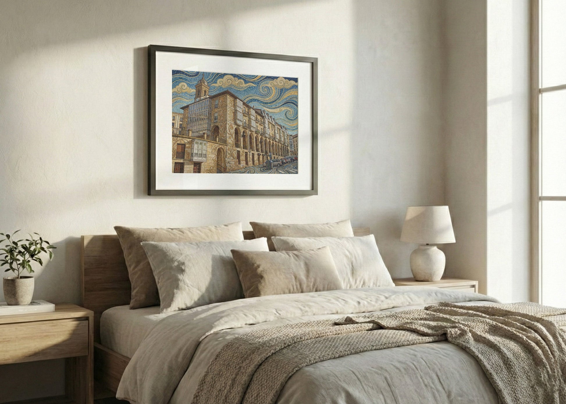 Cuadro Los Arquillos de Vitoria - Art Nouveau