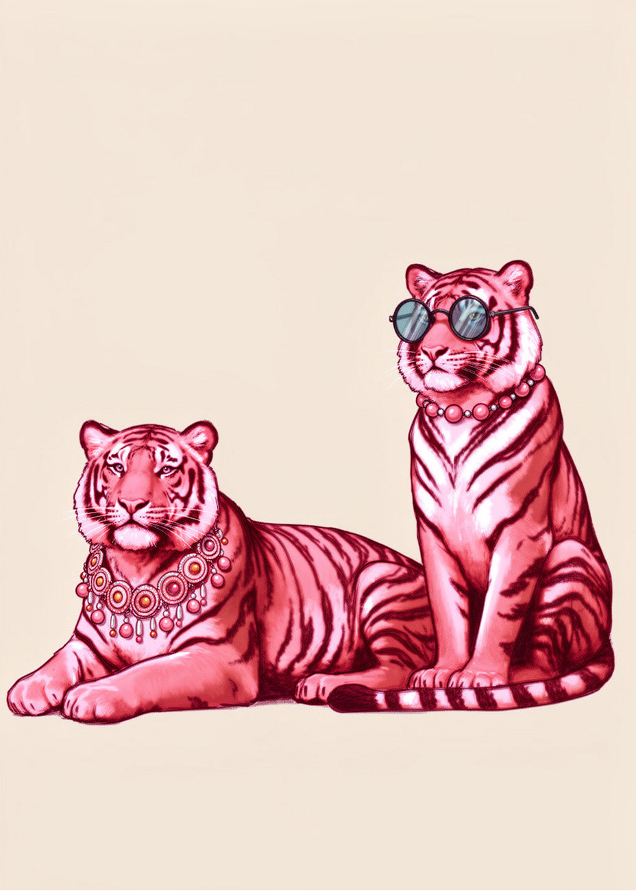 Cuadro Los tigres cool