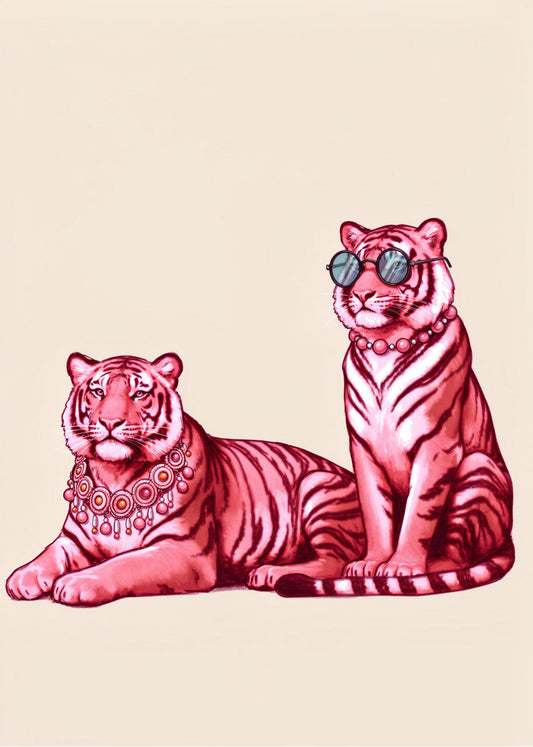 Cuadro Los tigres cool