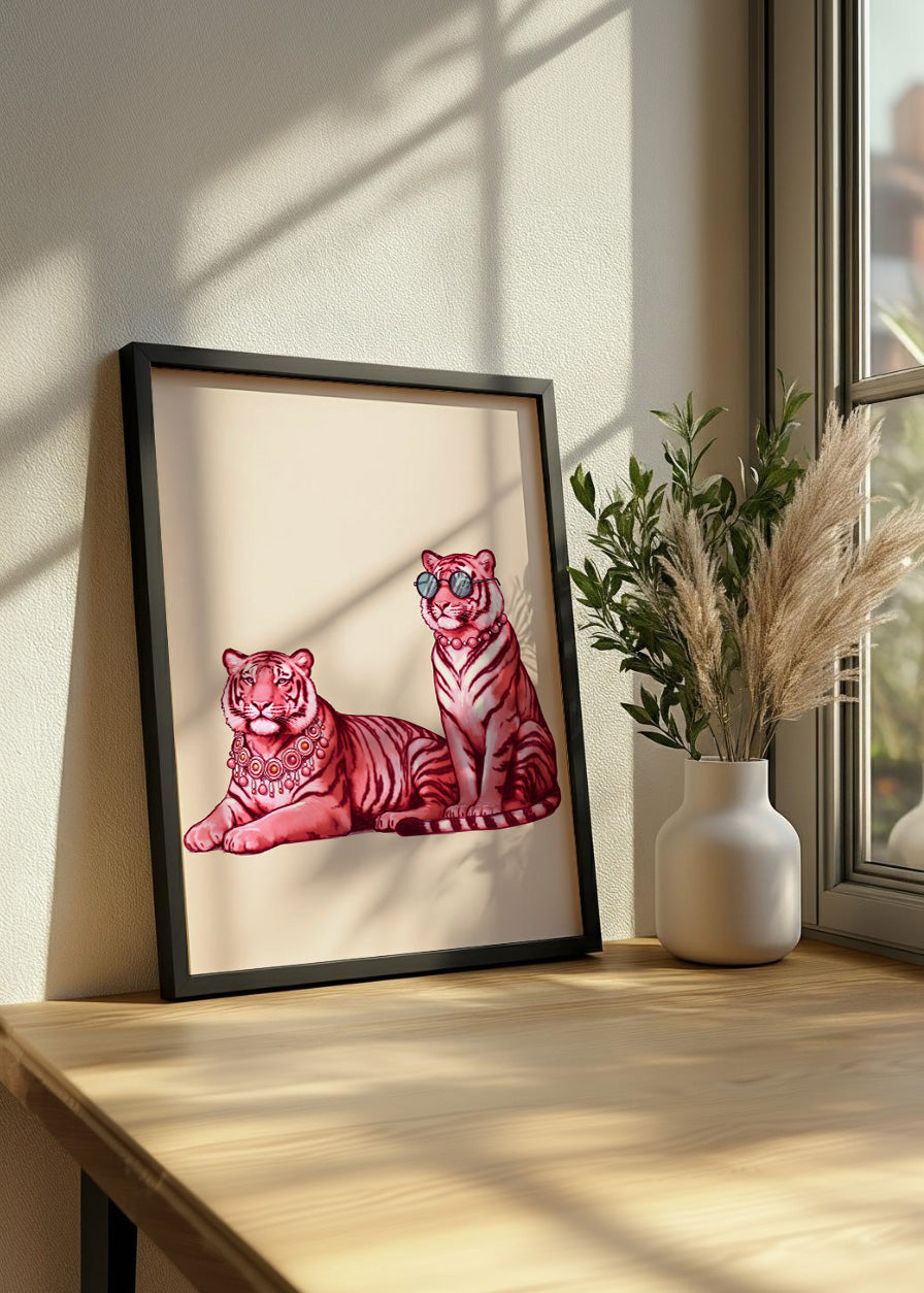 Cuadro Los tigres cool