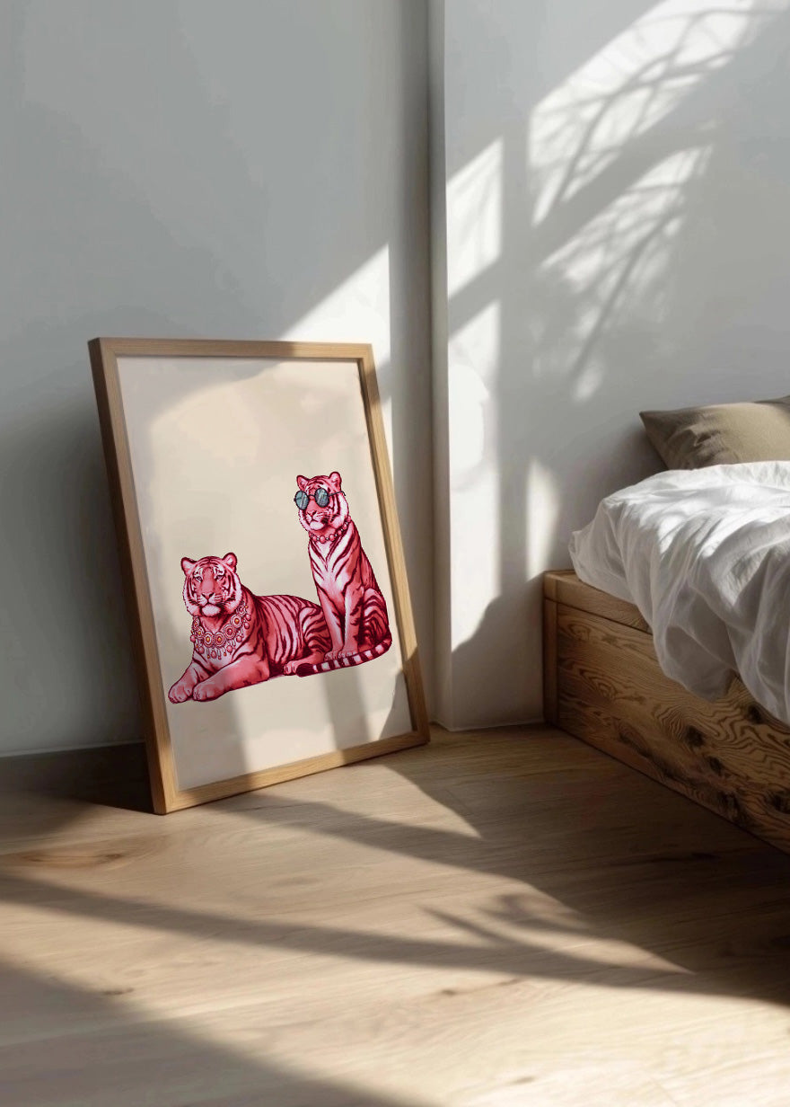 Cuadro Los tigres cool