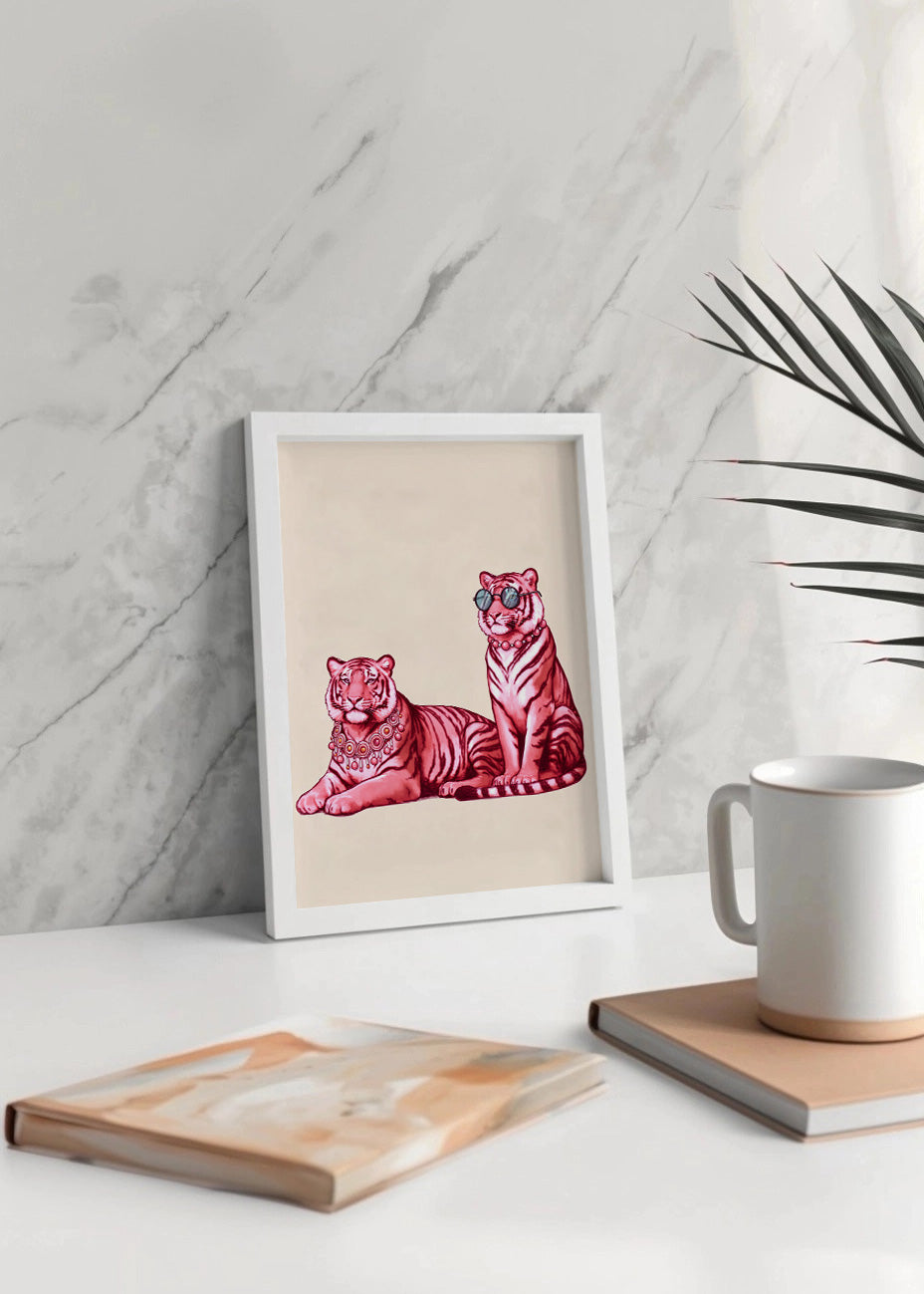 Cuadro Los tigres cool