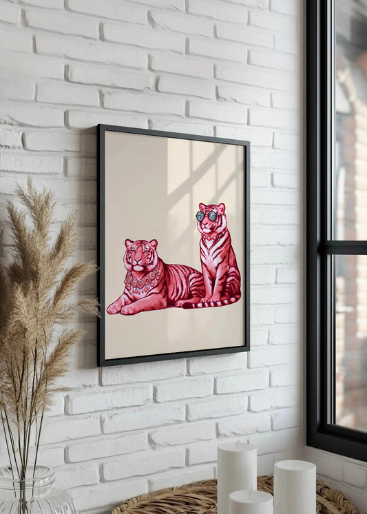 Cuadro Los tigres cool