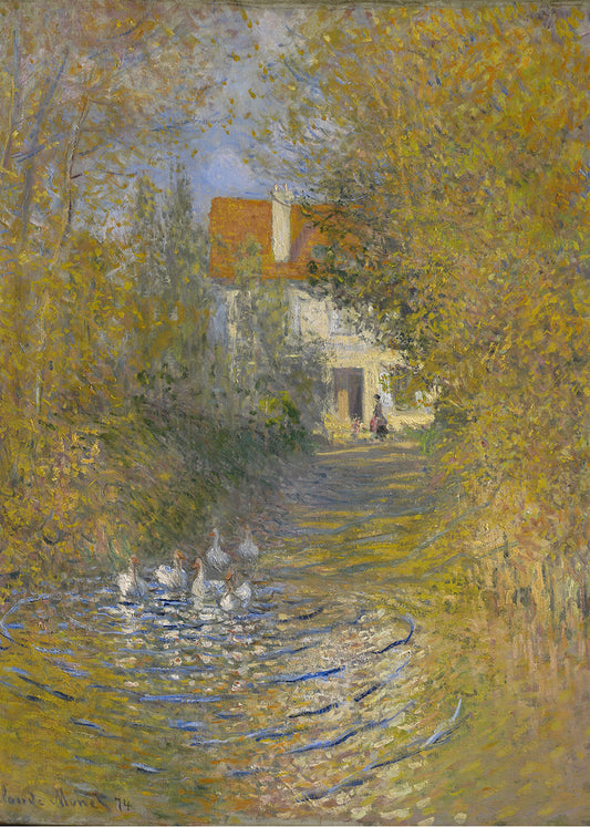 Cuadro ​Los gansos (Claude Monet)