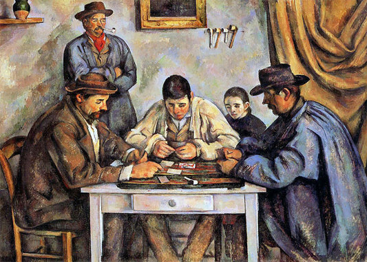 Cuadro Los jugadores de cartas II (Cezanne)