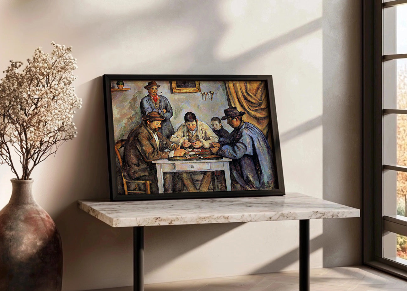 Cuadro ​Los jugadores de cartas II (Cezanne)