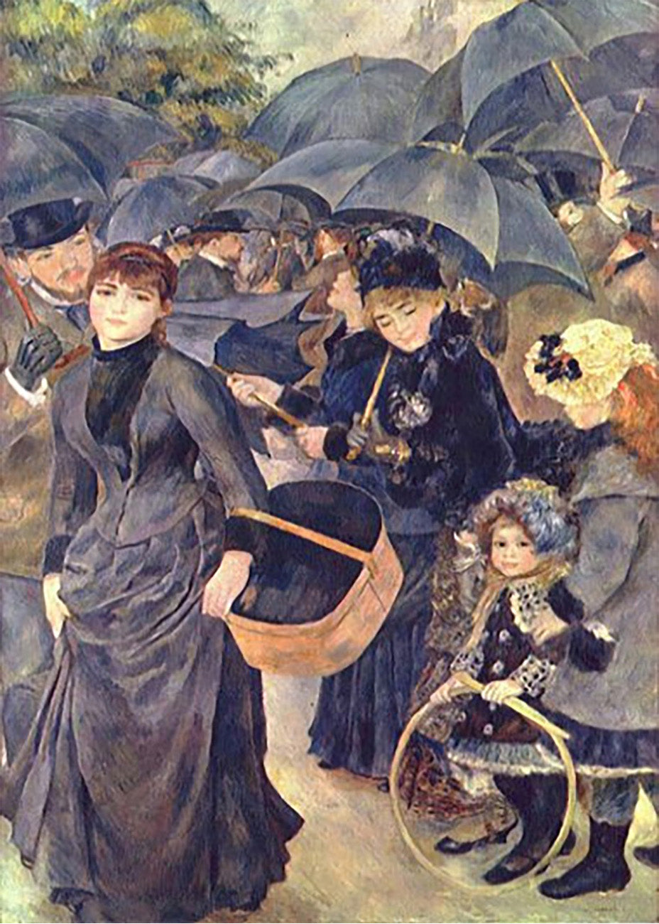 Cuadro ​Los paraguas (Renoir)