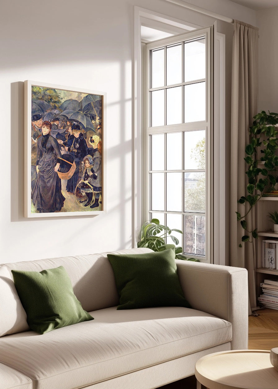 Cuadro ​Los paraguas (Renoir)